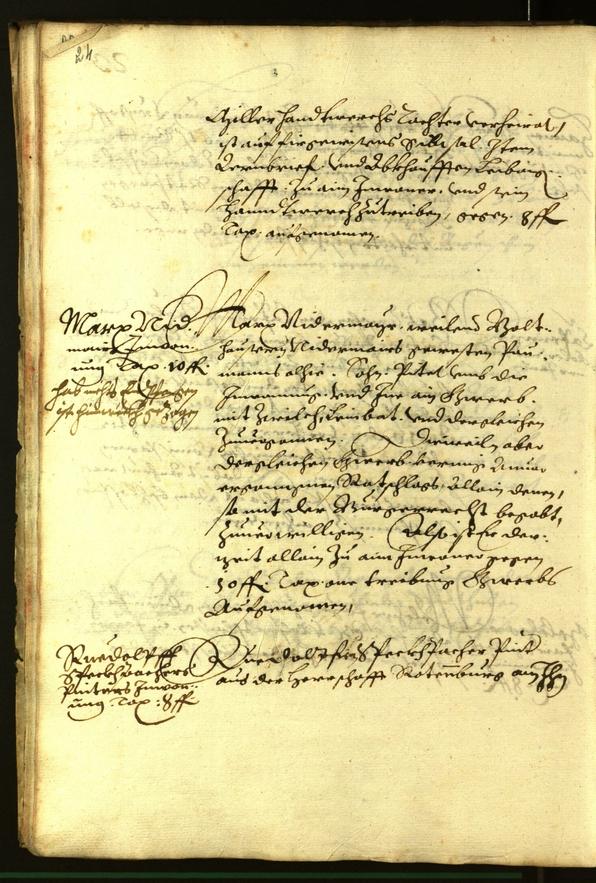 Stadtarchiv Bozen - BOhisto Ratsprotokoll 1614 