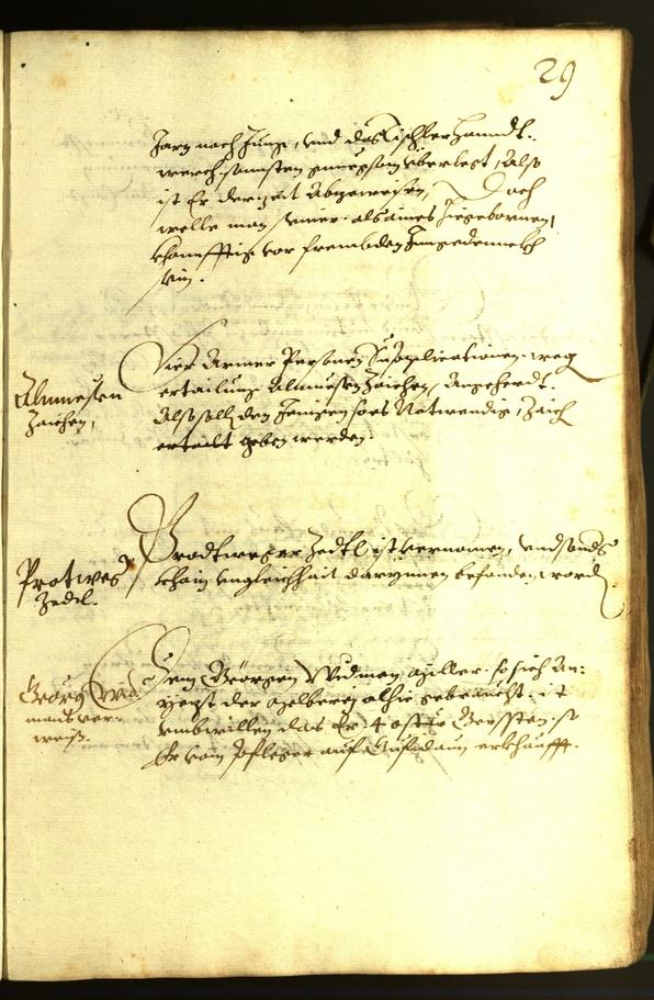 Stadtarchiv Bozen - BOhisto Ratsprotokoll 1614 