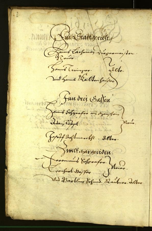 Stadtarchiv Bozen - BOhisto Ratsprotokoll 1614 