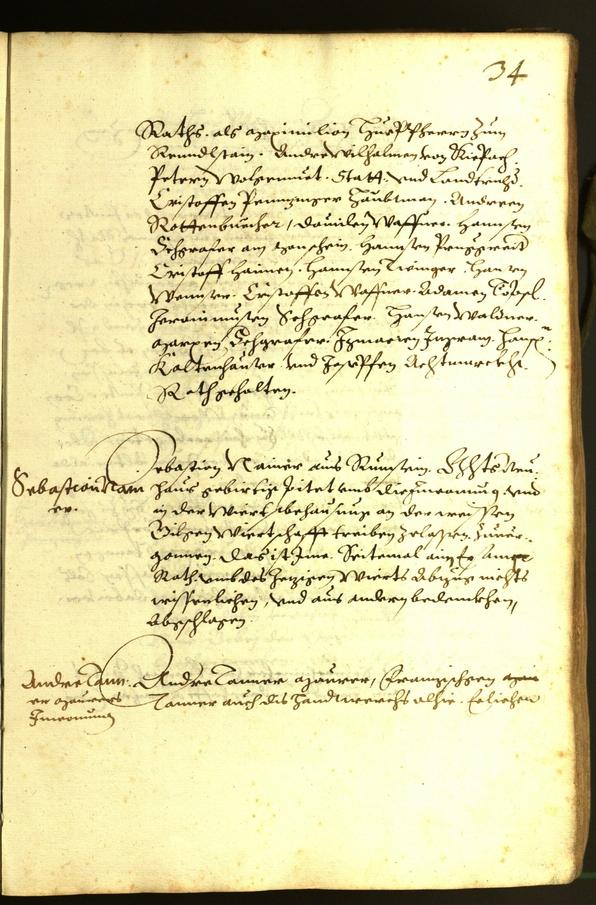 Stadtarchiv Bozen - BOhisto Ratsprotokoll 1614 