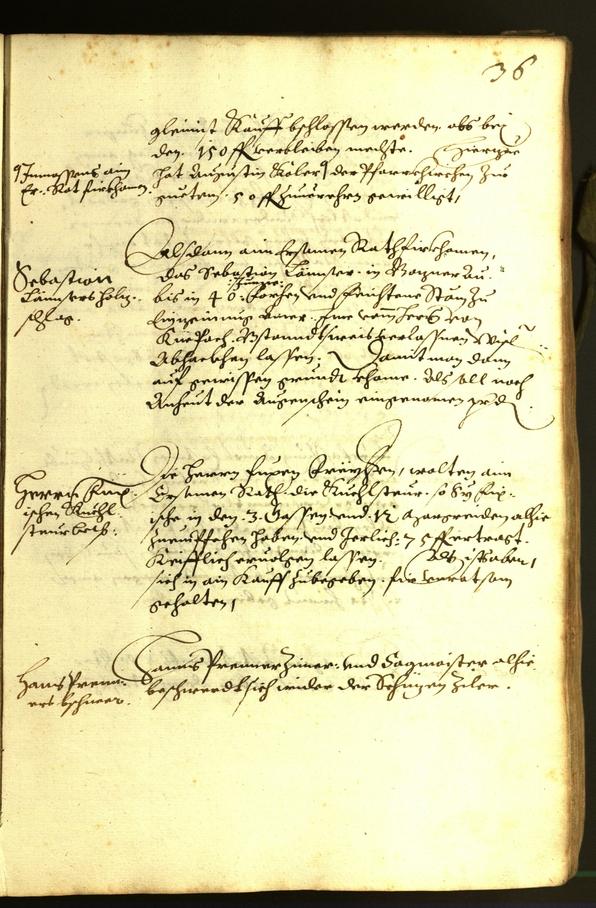 Stadtarchiv Bozen - BOhisto Ratsprotokoll 1614 