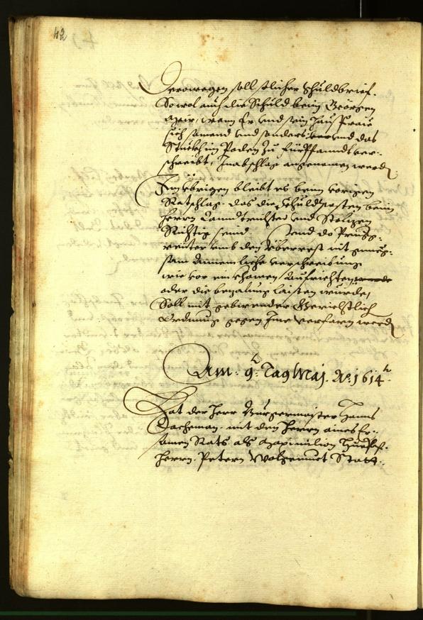 Civic Archives of Bozen-Bolzano - BOhisto Minutes of the council 1614 