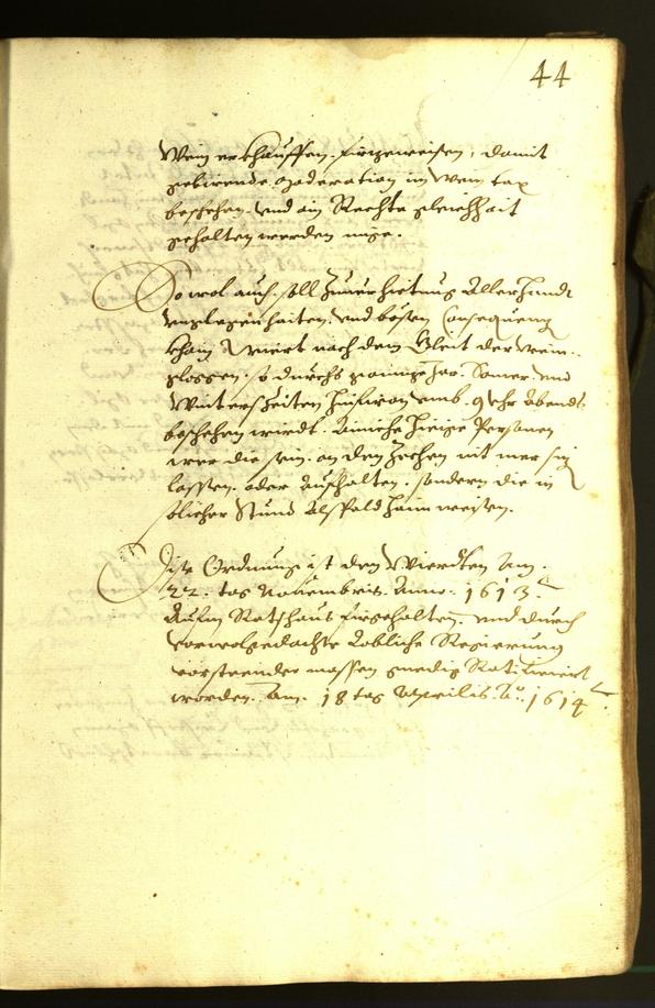 Civic Archives of Bozen-Bolzano - BOhisto Minutes of the council 1614 