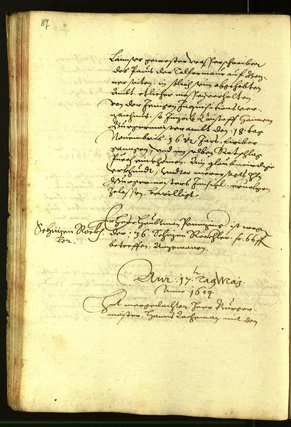 Civic Archives of Bozen-Bolzano - BOhisto Minutes of the council 1614 