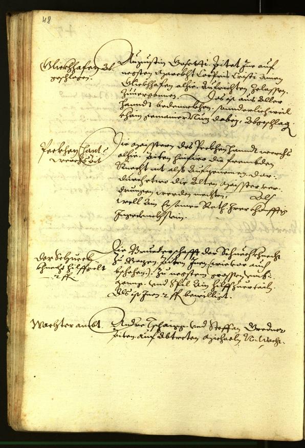 Stadtarchiv Bozen - BOhisto Ratsprotokoll 1614 