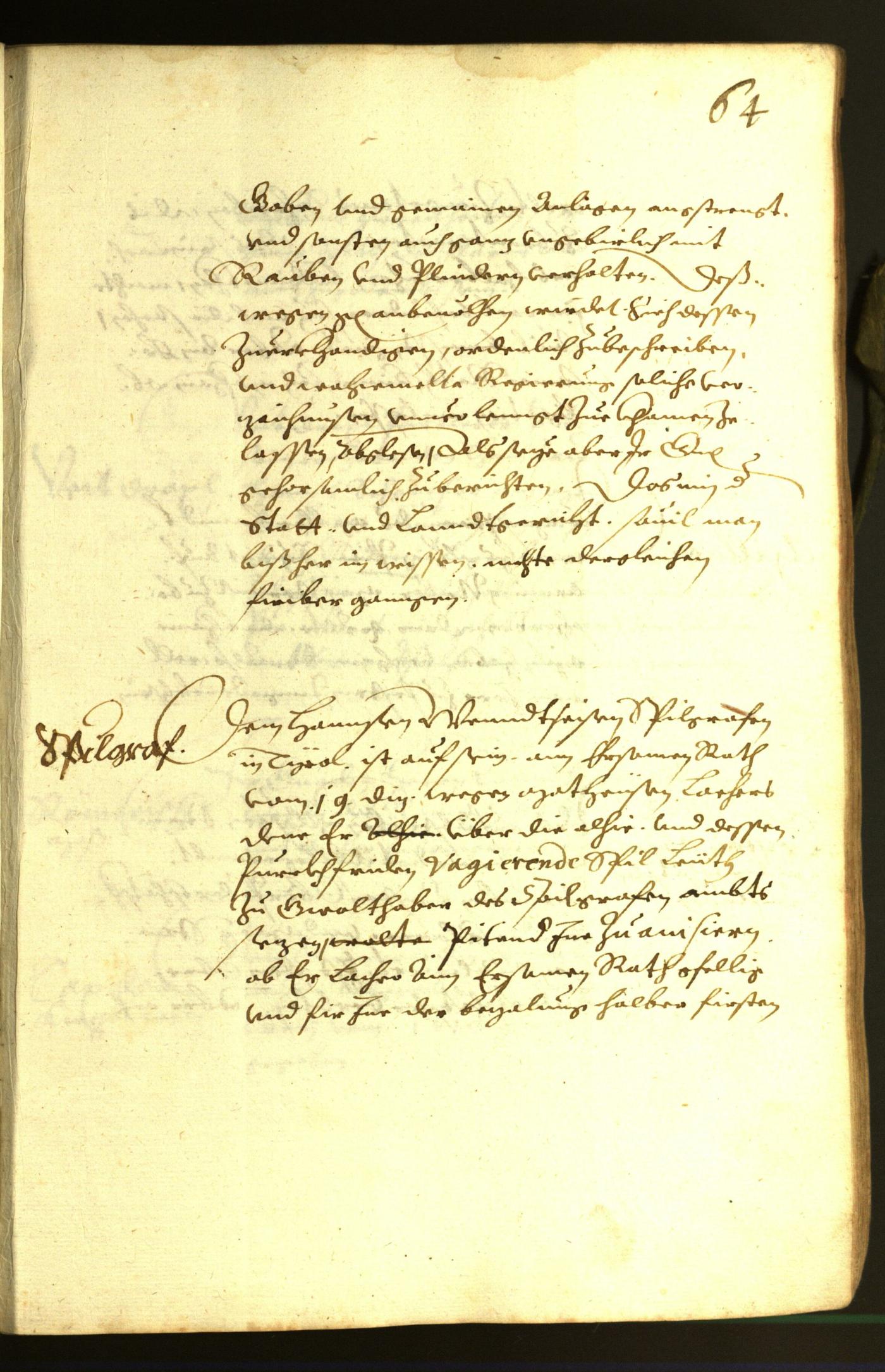 Stadtarchiv Bozen - BOhisto Ratsprotokoll 1614 