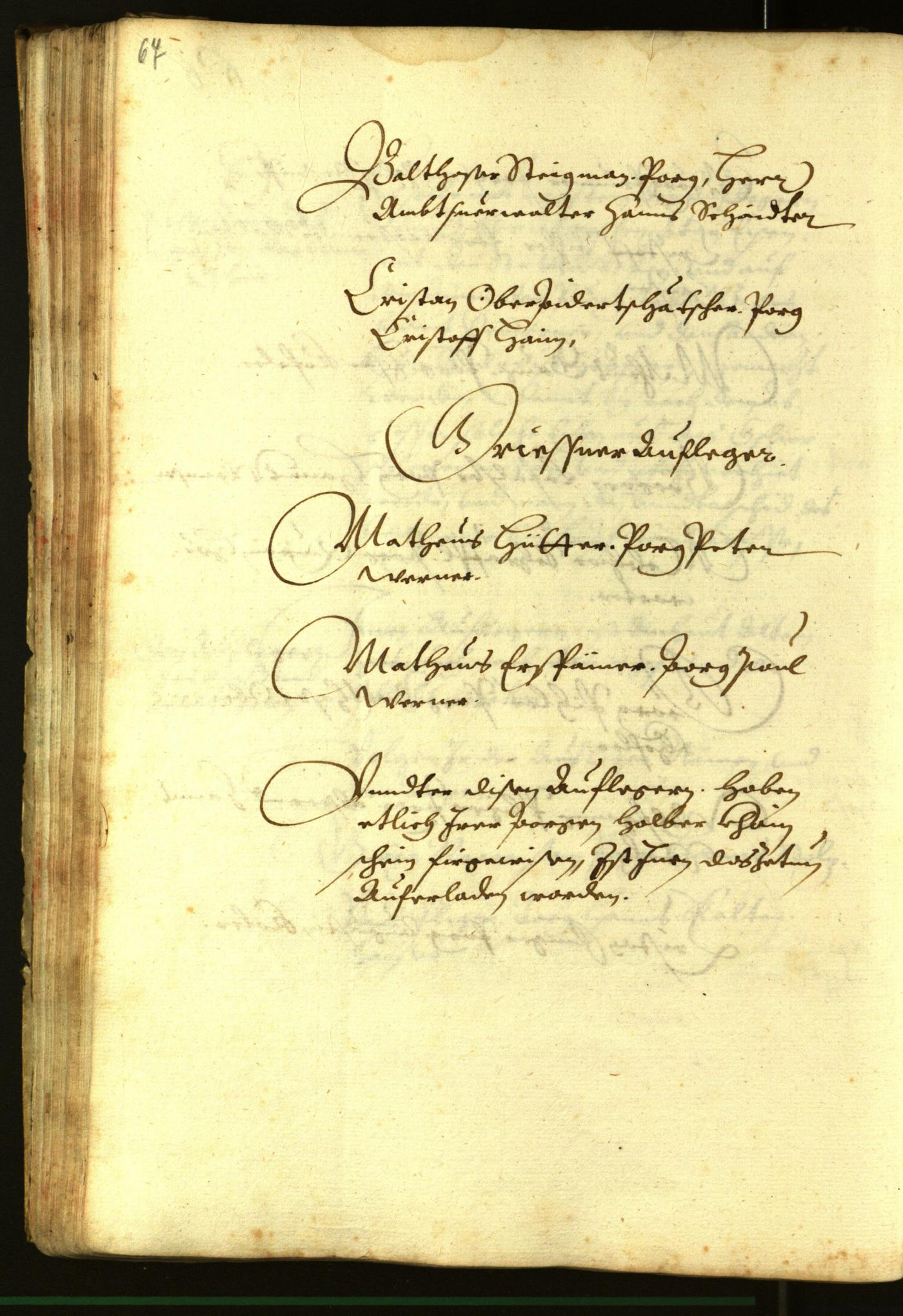 Stadtarchiv Bozen - BOhisto Ratsprotokoll 1614 