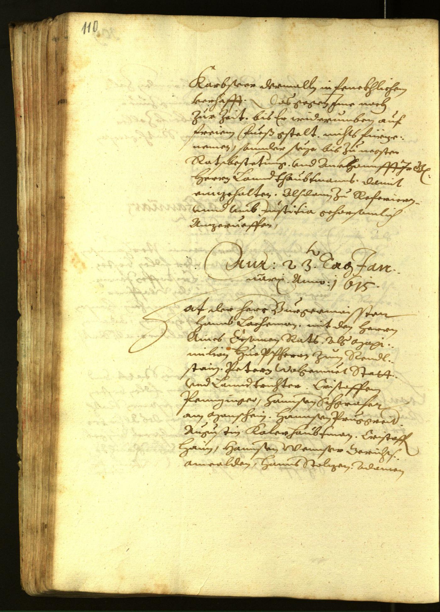 Civic Archives of Bozen-Bolzano - BOhisto Minutes of the council 1614 