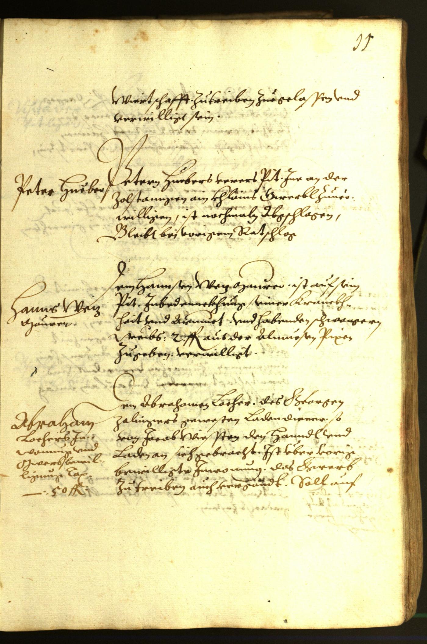 Stadtarchiv Bozen - BOhisto Ratsprotokoll 1614 