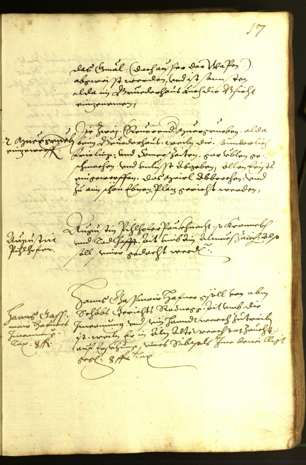 Stadtarchiv Bozen - BOhisto Ratsprotokoll 1614 