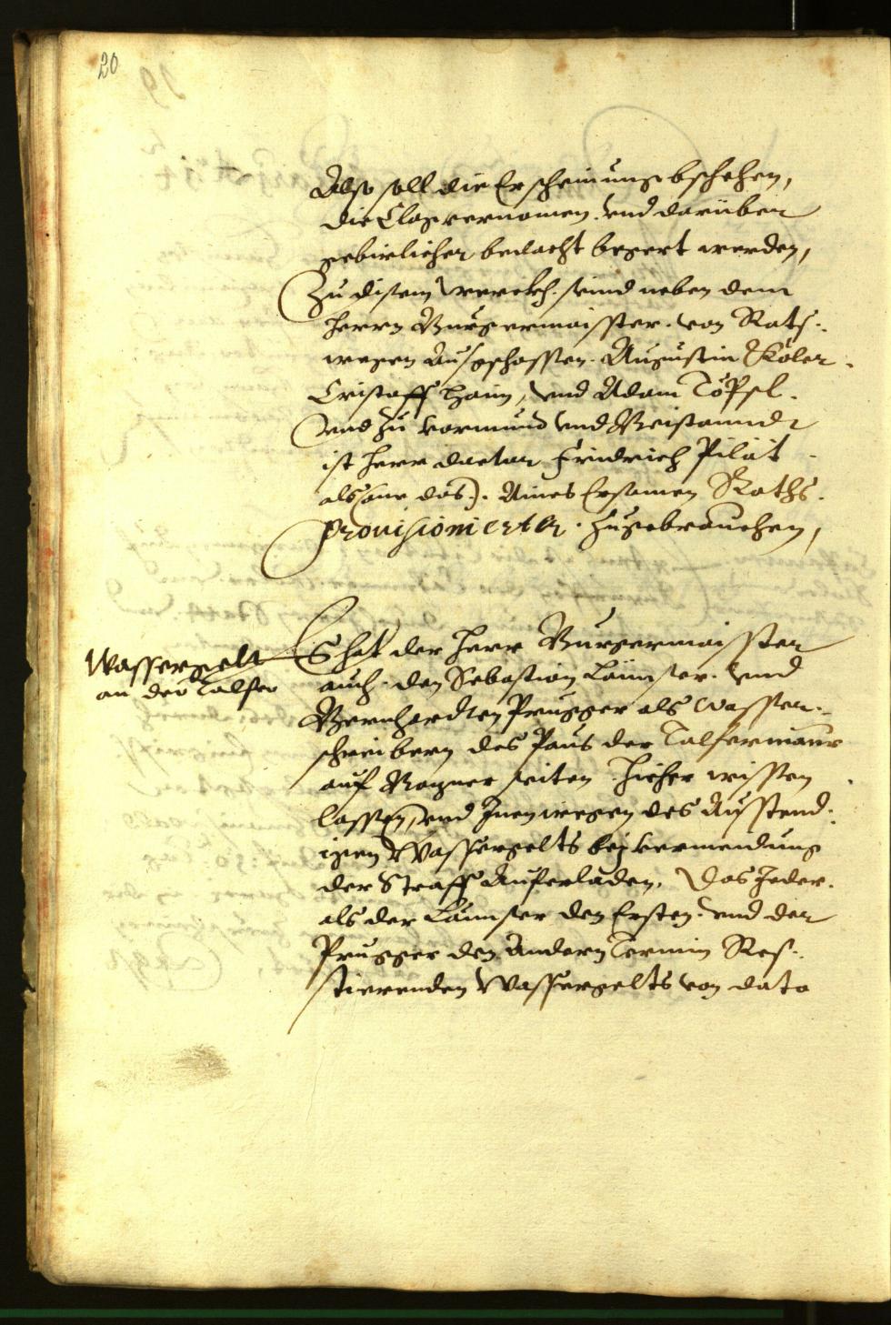 Stadtarchiv Bozen - BOhisto Ratsprotokoll 1614 