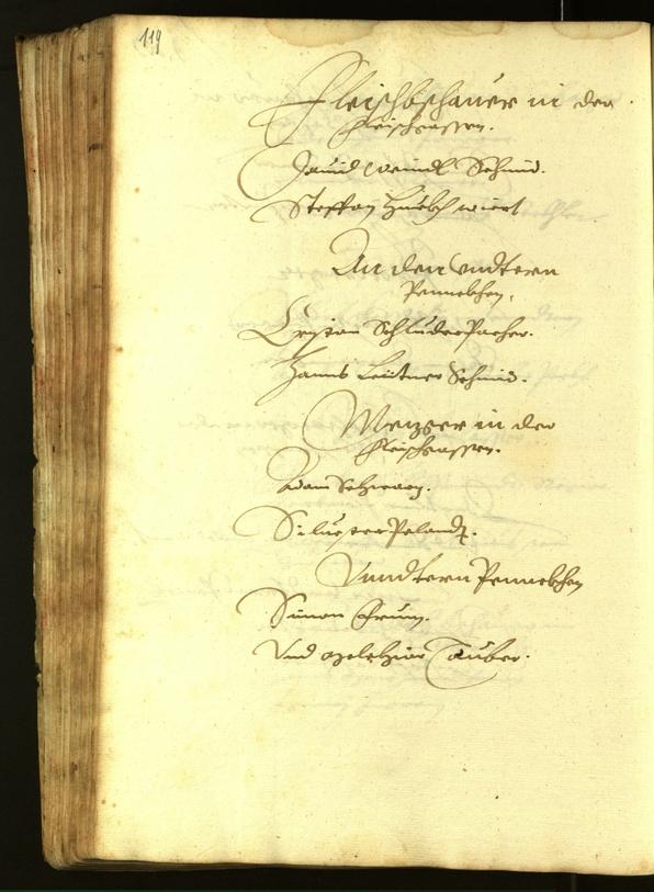 Stadtarchiv Bozen - BOhisto Ratsprotokoll 1615 