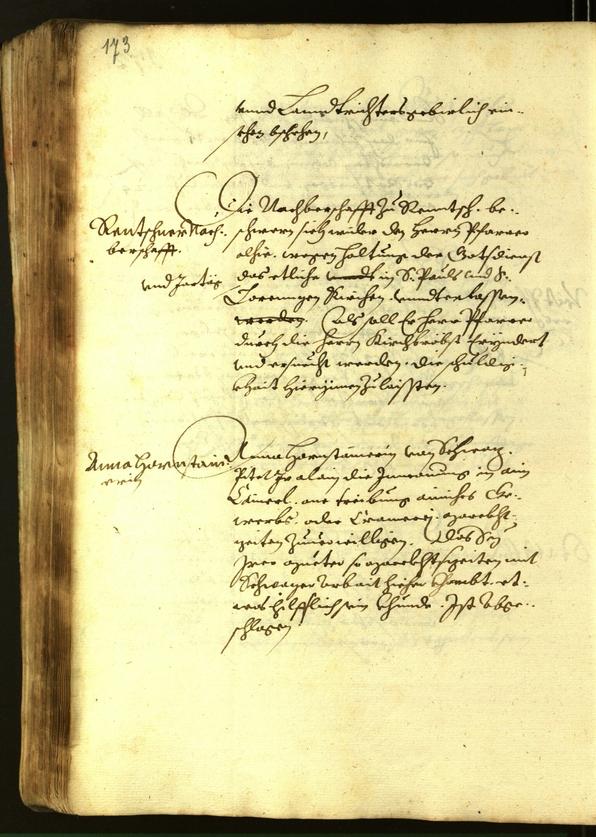 Civic Archives of Bozen-Bolzano - BOhisto Minutes of the council 1615 