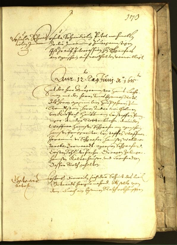 Civic Archives of Bozen-Bolzano - BOhisto Minutes of the council 1615 