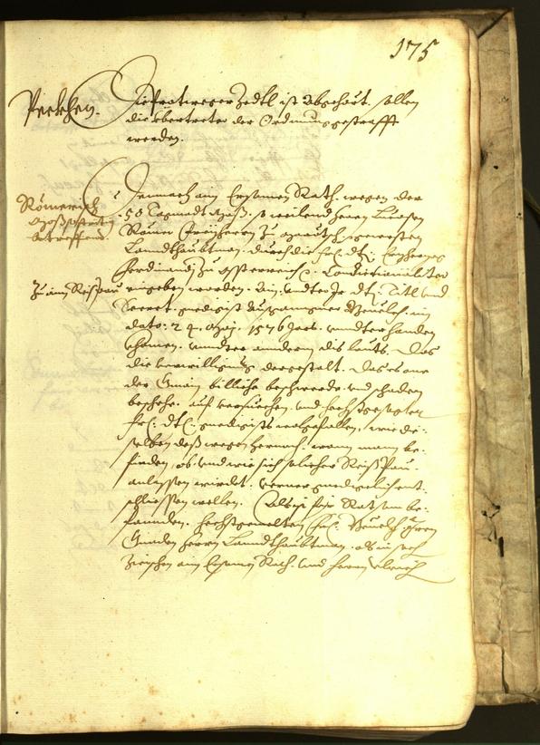 Civic Archives of Bozen-Bolzano - BOhisto Minutes of the council 1615 