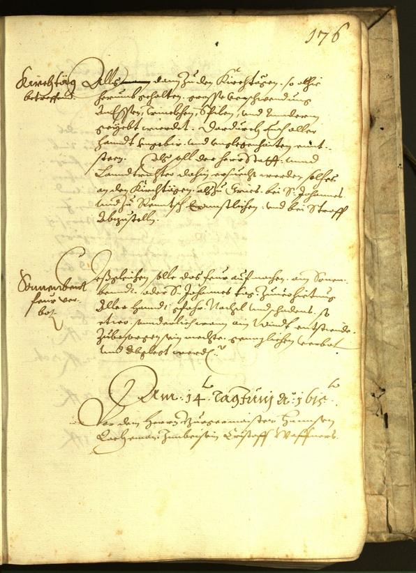 Civic Archives of Bozen-Bolzano - BOhisto Minutes of the council 1615 