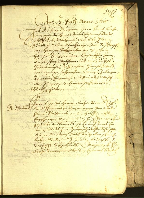 Civic Archives of Bozen-Bolzano - BOhisto Minutes of the council 1615 