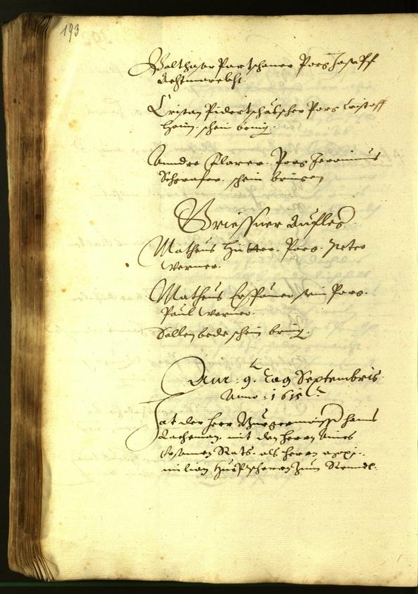 Civic Archives of Bozen-Bolzano - BOhisto Minutes of the council 1615 