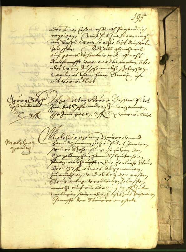 Civic Archives of Bozen-Bolzano - BOhisto Minutes of the council 1615 