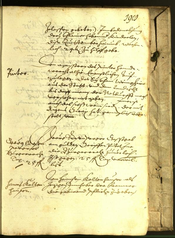 Stadtarchiv Bozen - BOhisto Ratsprotokoll 1615 