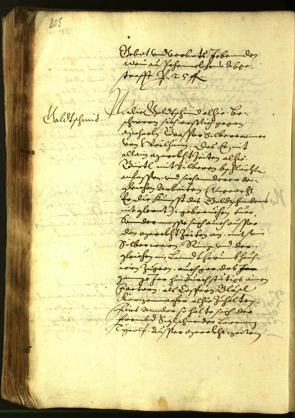 Civic Archives of Bozen-Bolzano - BOhisto Minutes of the council 1615 