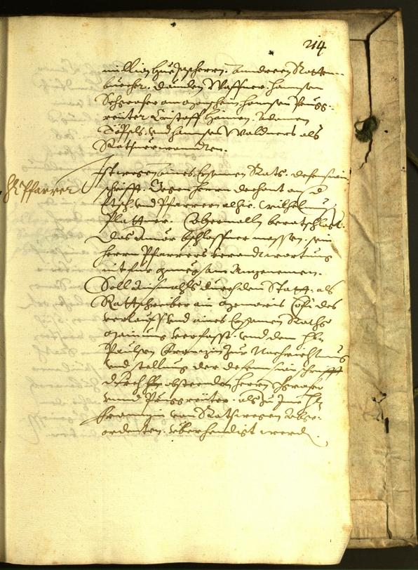 Stadtarchiv Bozen - BOhisto Ratsprotokoll 1615 