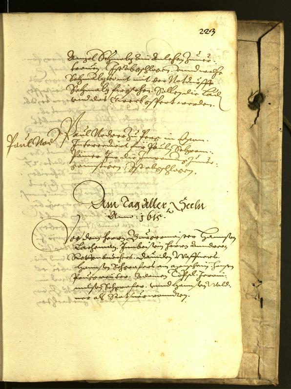 Archivio Storico della Città di Bolzano - BOhisto protocollo consiliare 1615 