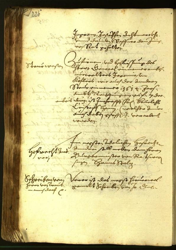 Stadtarchiv Bozen - BOhisto Ratsprotokoll 1615 