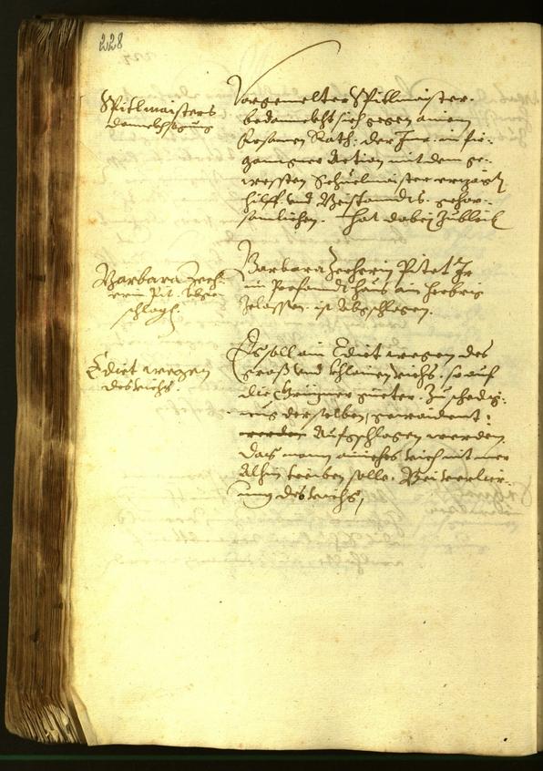 Stadtarchiv Bozen - BOhisto Ratsprotokoll 1615 