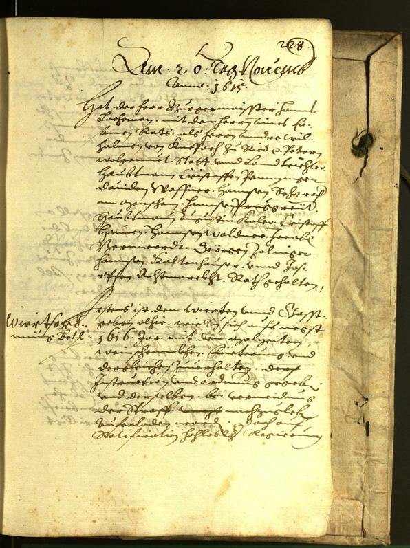 Archivio Storico della Città di Bolzano - BOhisto protocollo consiliare 1615 