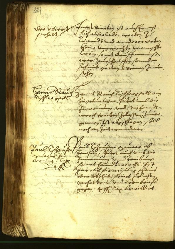 Stadtarchiv Bozen - BOhisto Ratsprotokoll 1615 