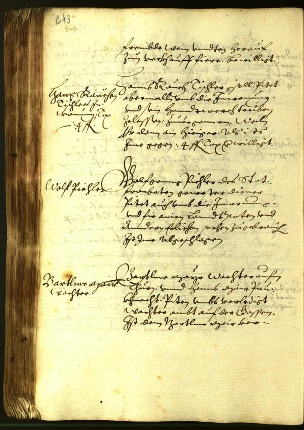 Civic Archives of Bozen-Bolzano - BOhisto Minutes of the council 1615 