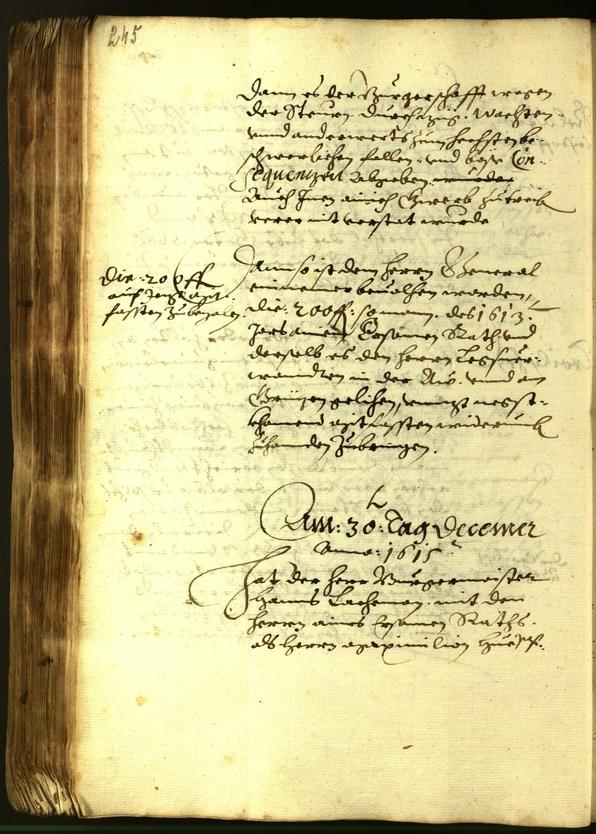 Civic Archives of Bozen-Bolzano - BOhisto Minutes of the council 1615 