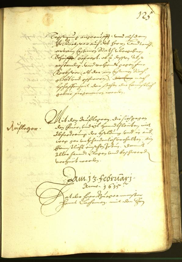 Stadtarchiv Bozen - BOhisto Ratsprotokoll 1615 