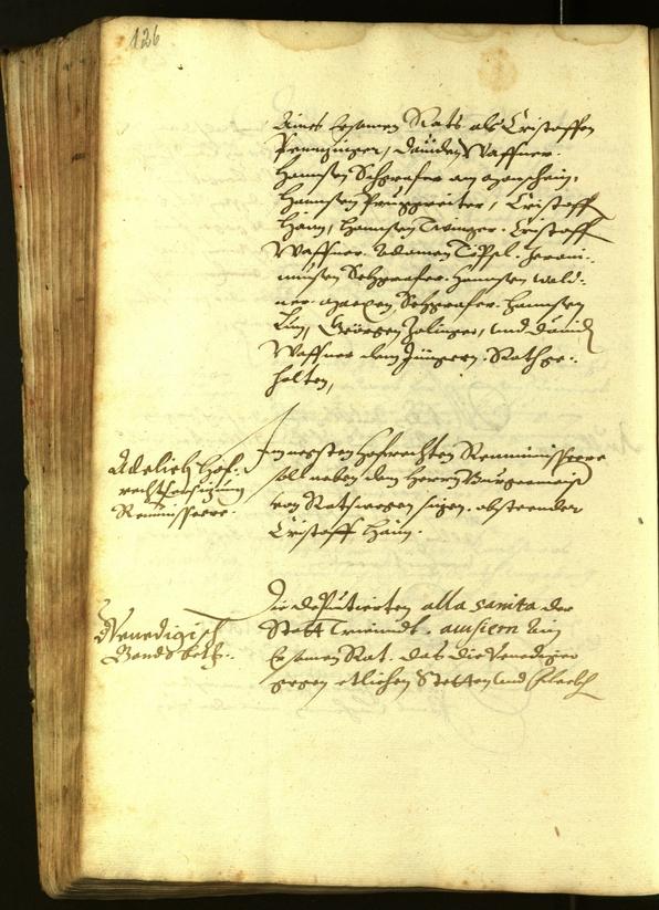 Stadtarchiv Bozen - BOhisto Ratsprotokoll 1615 