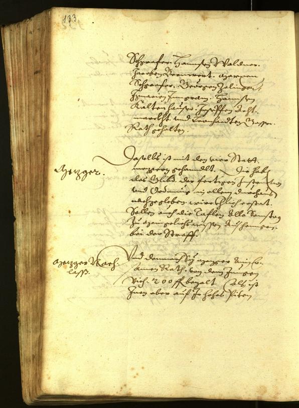 Civic Archives of Bozen-Bolzano - BOhisto Minutes of the council 1615 