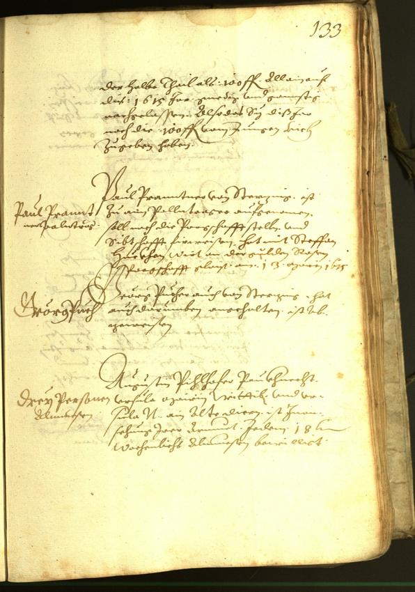 Stadtarchiv Bozen - BOhisto Ratsprotokoll 1615 