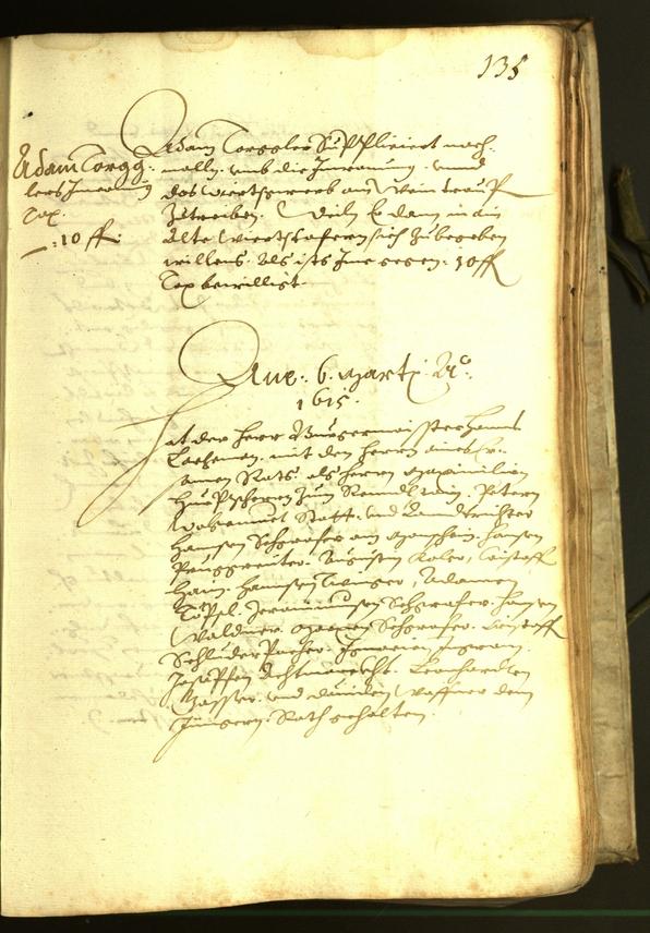 Civic Archives of Bozen-Bolzano - BOhisto Minutes of the council 1615 