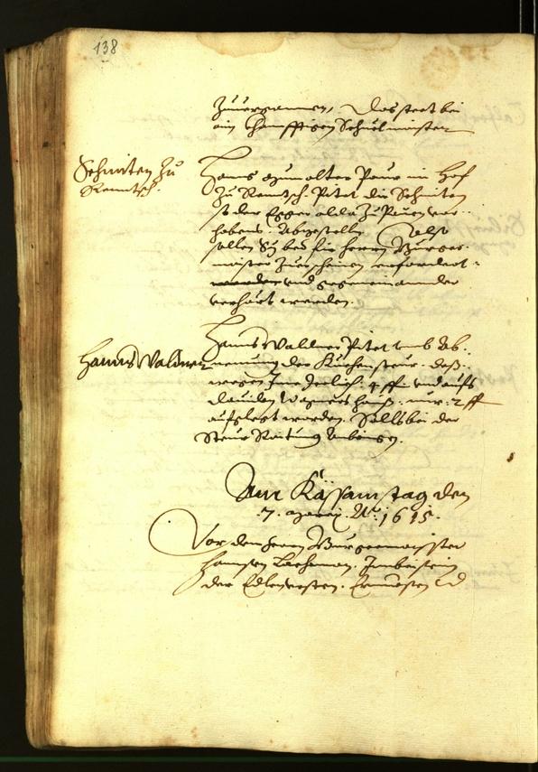 Civic Archives of Bozen-Bolzano - BOhisto Minutes of the council 1615 