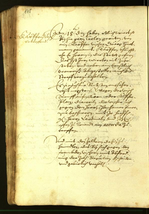 Civic Archives of Bozen-Bolzano - BOhisto Minutes of the council 1615 