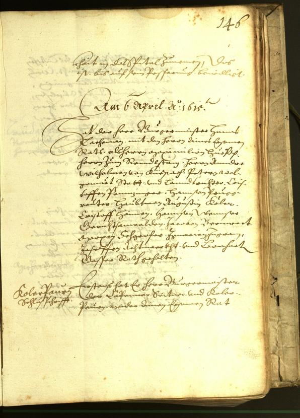 Civic Archives of Bozen-Bolzano - BOhisto Minutes of the council 1615 