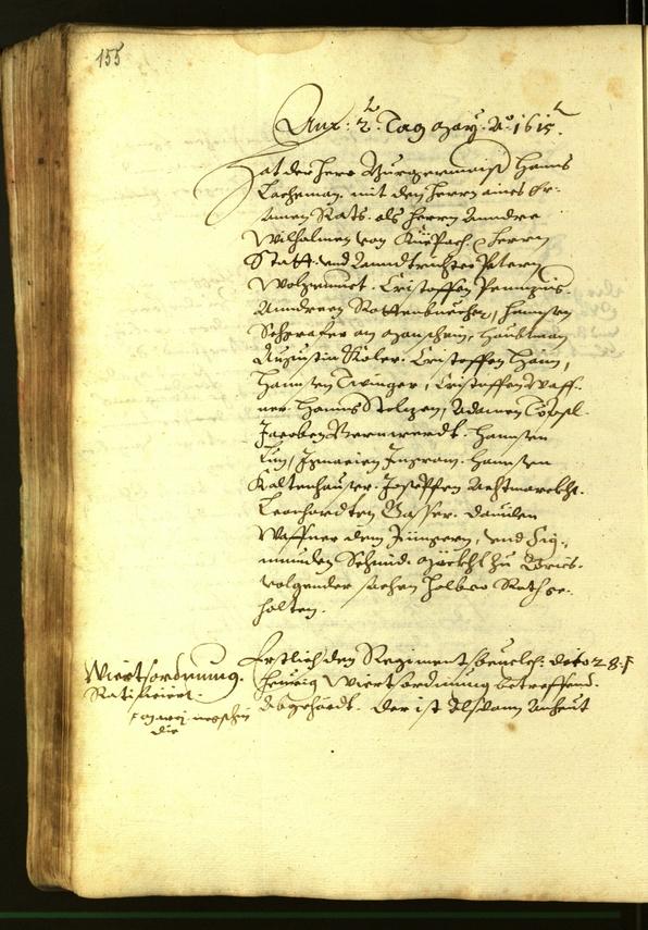 Civic Archives of Bozen-Bolzano - BOhisto Minutes of the council 1615 