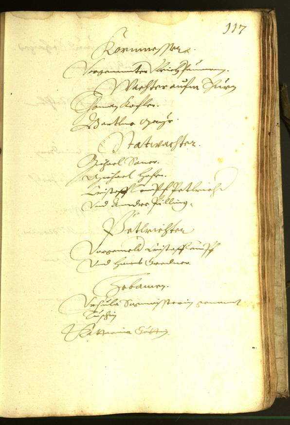 Stadtarchiv Bozen - BOhisto Ratsprotokoll 1615 