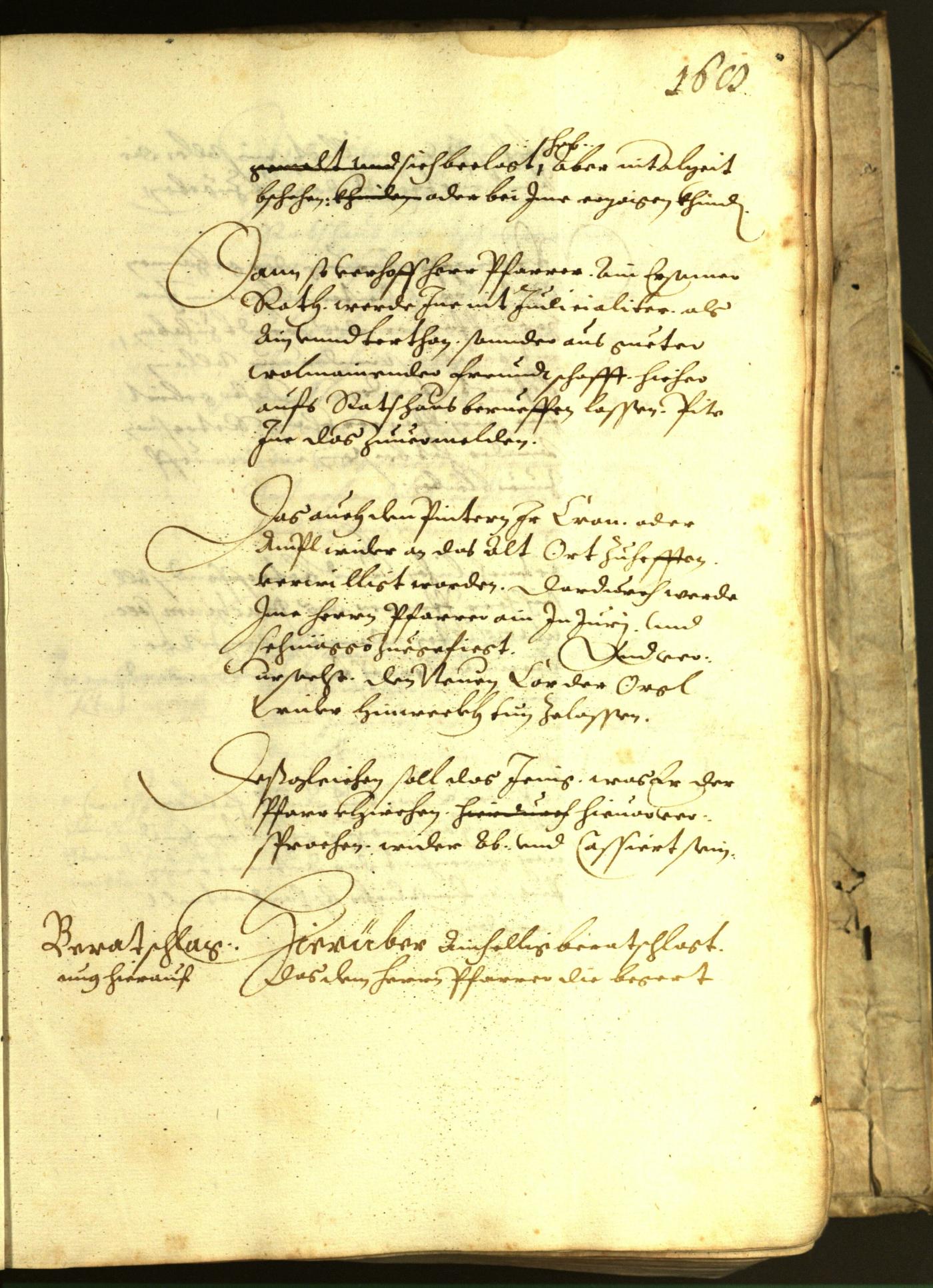 Stadtarchiv Bozen - BOhisto Ratsprotokoll 1615 