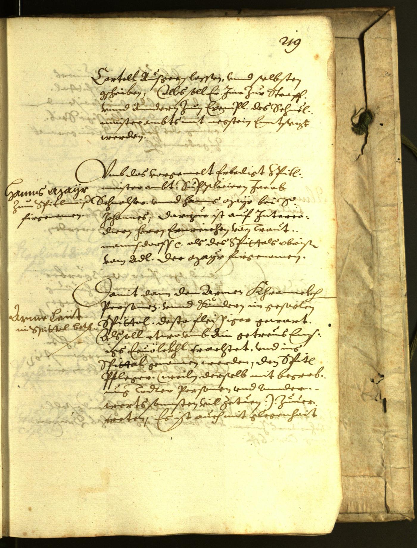 Stadtarchiv Bozen - BOhisto Ratsprotokoll 1615 
