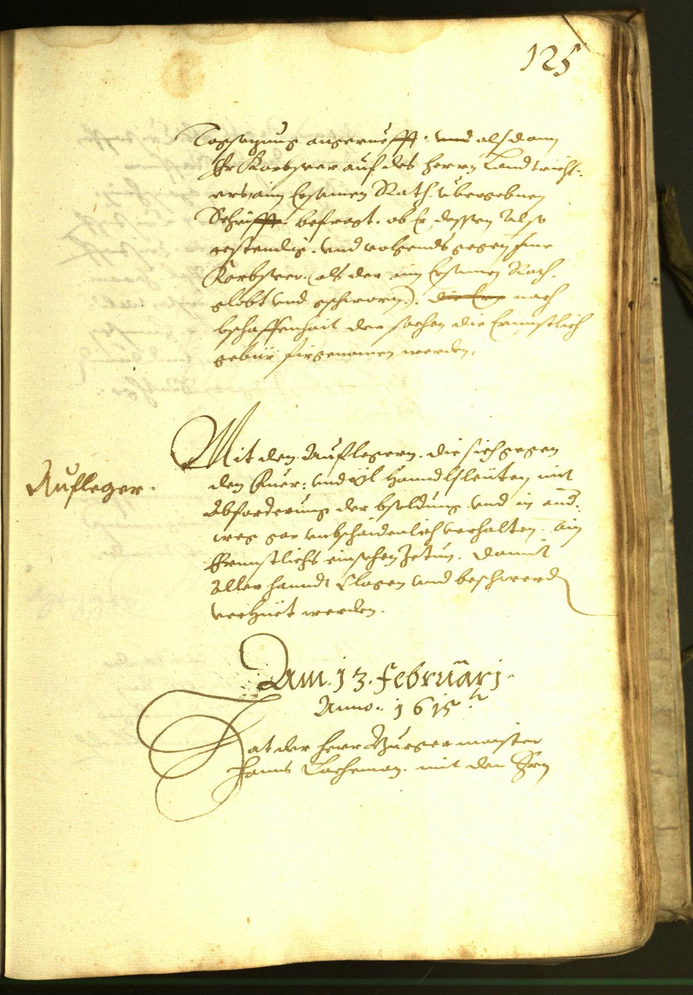 Stadtarchiv Bozen - BOhisto Ratsprotokoll 1615 