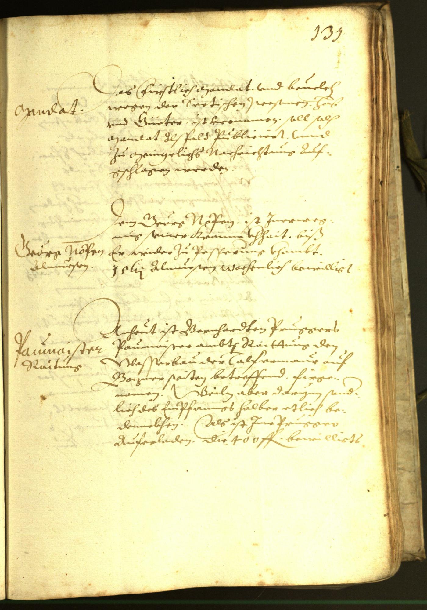 Stadtarchiv Bozen - BOhisto Ratsprotokoll 1615 