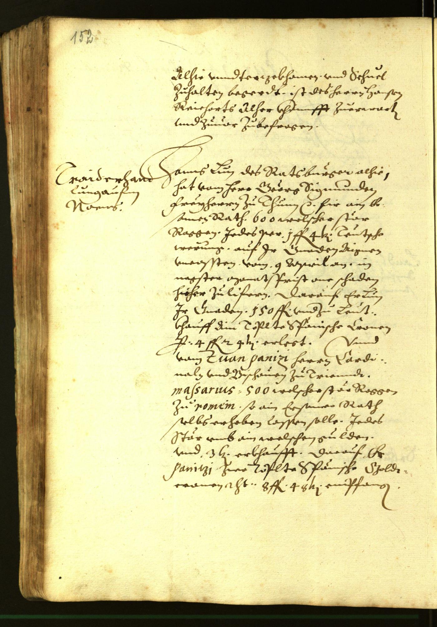 Civic Archives of Bozen-Bolzano - BOhisto Minutes of the council 1615 