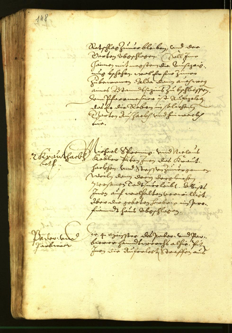 Stadtarchiv Bozen - BOhisto Ratsprotokoll 1615 