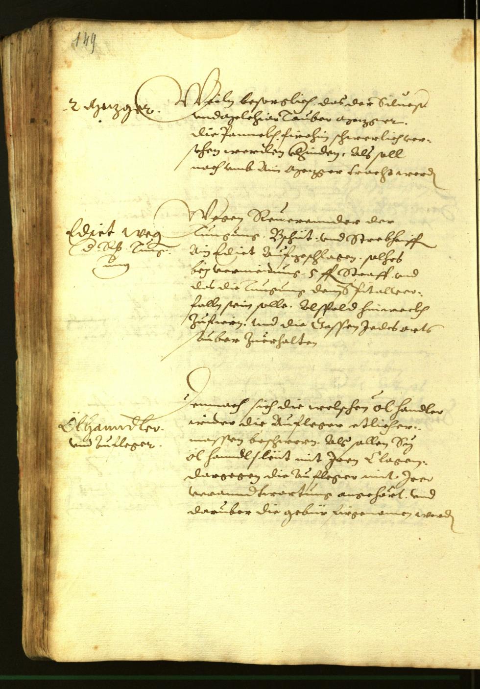 Stadtarchiv Bozen - BOhisto Ratsprotokoll 1615 